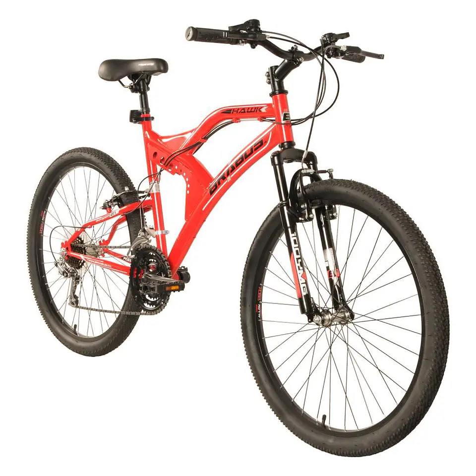 Bicicleta Mountain Bike Roja Hawk2600ss / Aro 26 Brabus 2