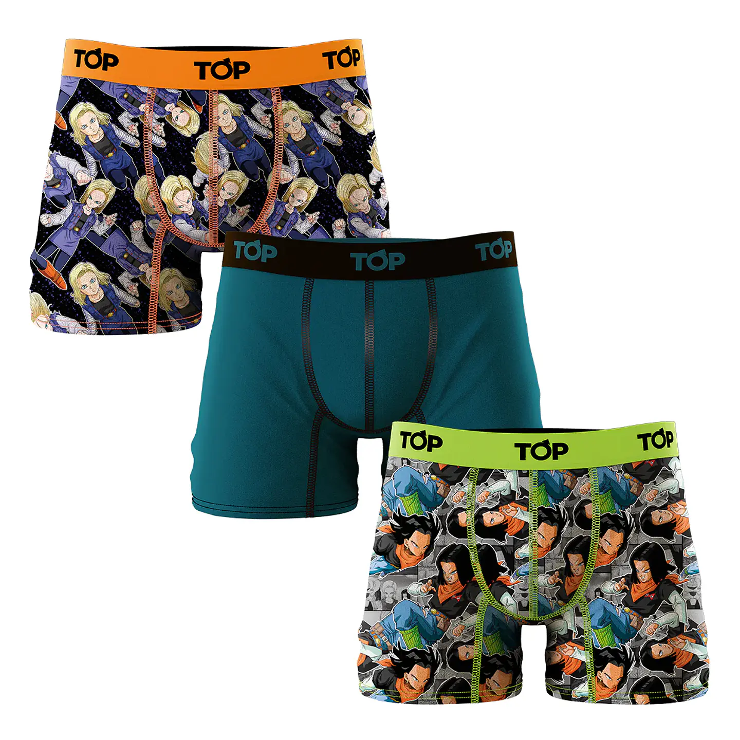 Bóxer Hombre Multicolor Top 208MDBZP3C12 1