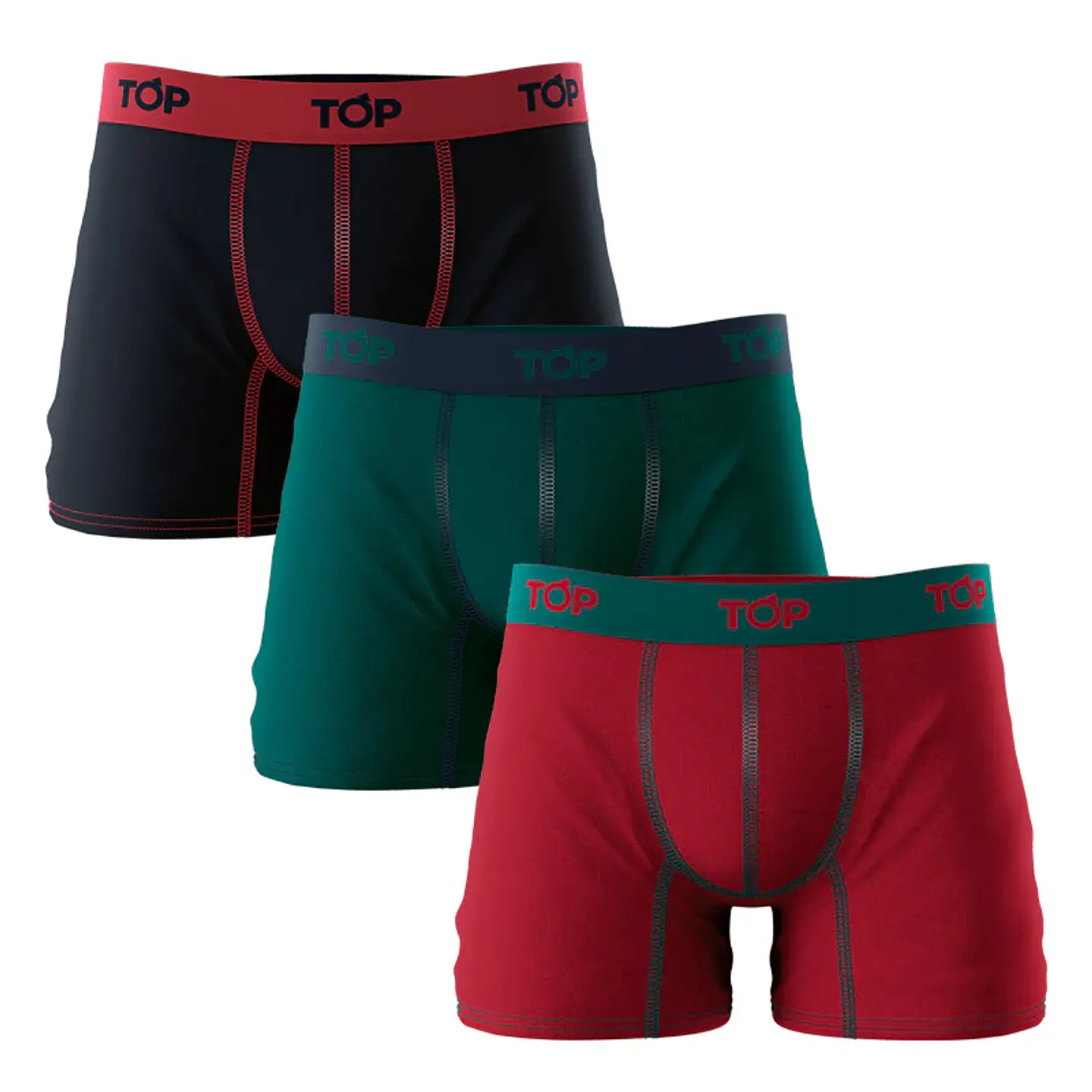 Bóxer Hombre Multicolor Top 208PKP3C1 1