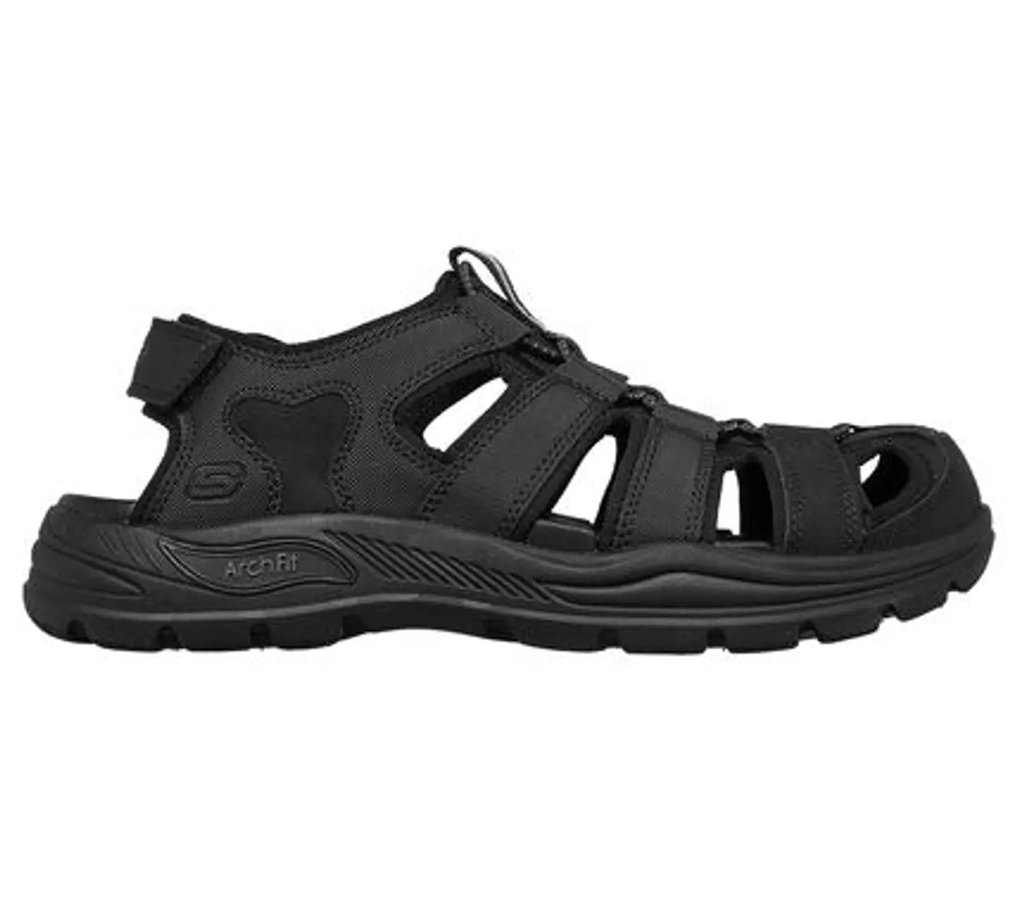 Sandalia Hombre Negra Skechers 204348BLK 3