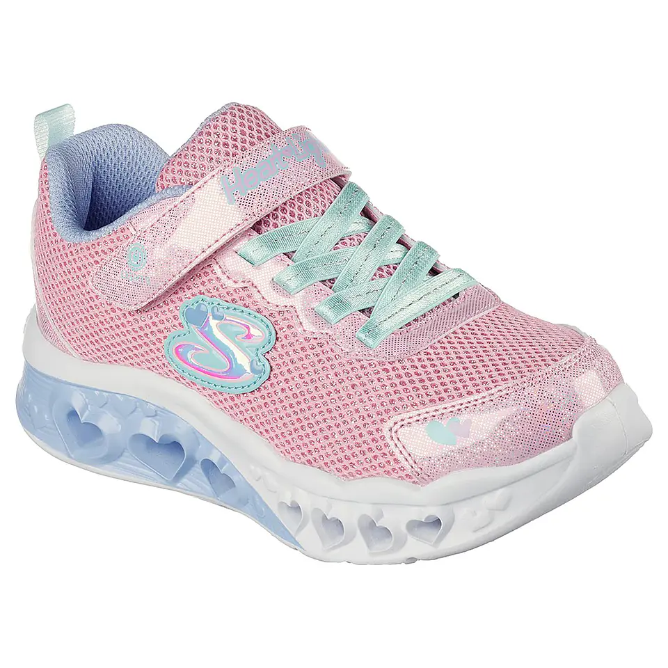 Zapatilla Niña Rosada Skechers 302317NPKMT 1