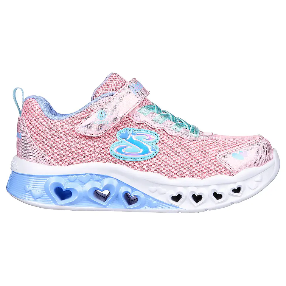 Zapatilla Niña Rosada Skechers 302317NPKMT 3