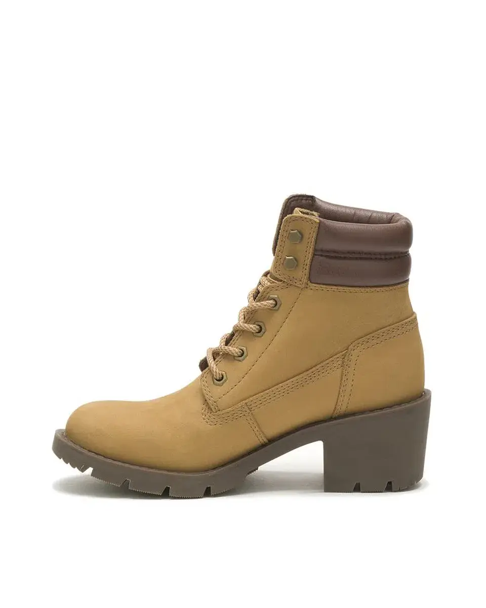 Botines Mujer Beige Cat P311740 4