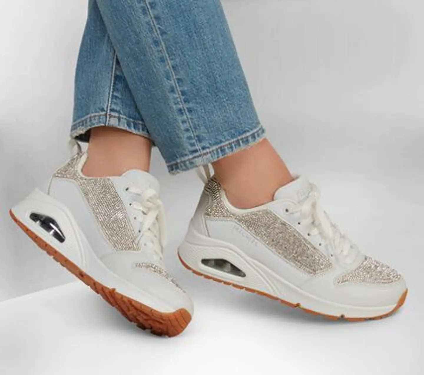 Zapatilla Mujer Blanca Skechers 155145WHT 2