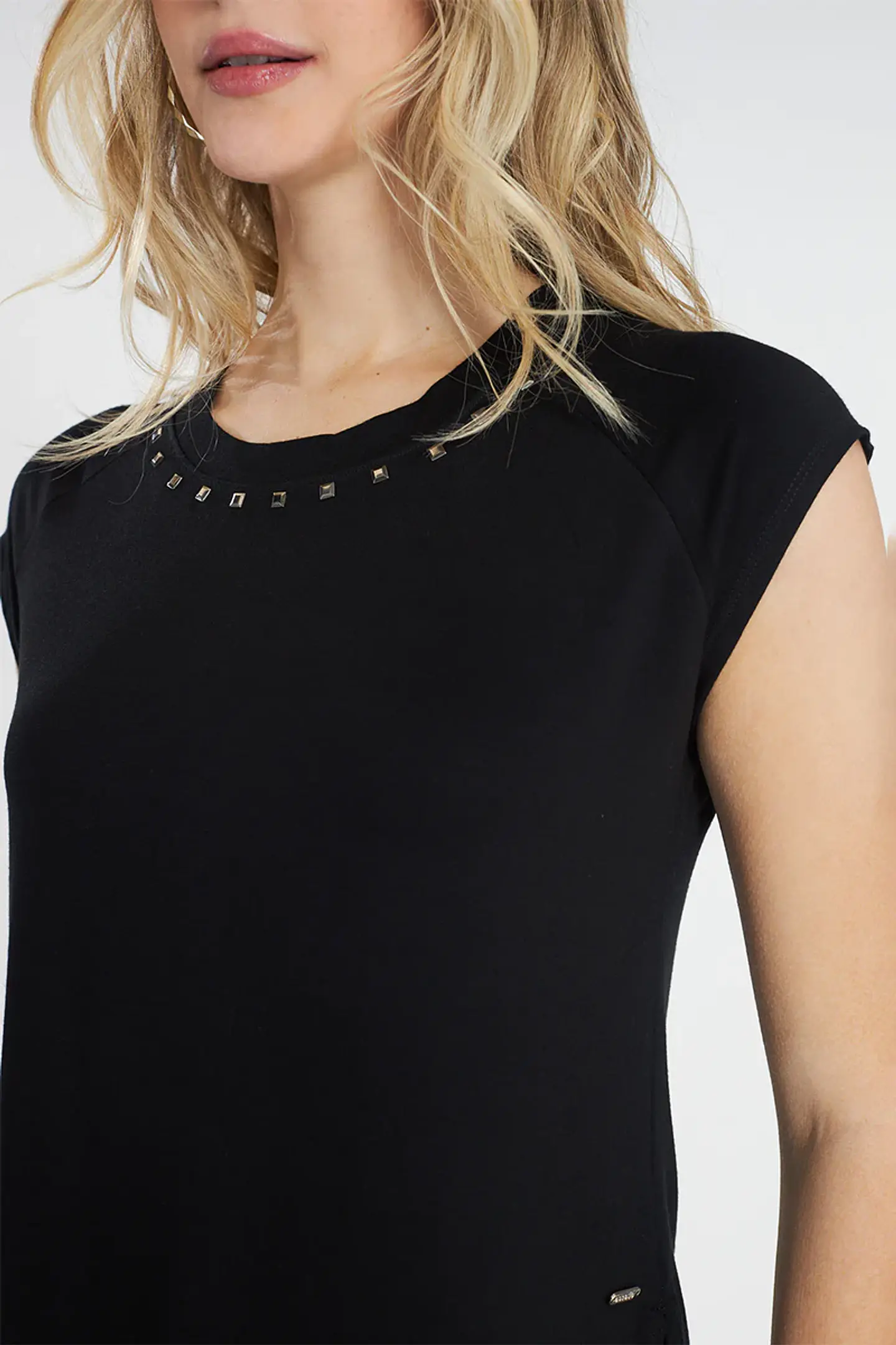 Polera Mujer Negra Amalia 4191 3
