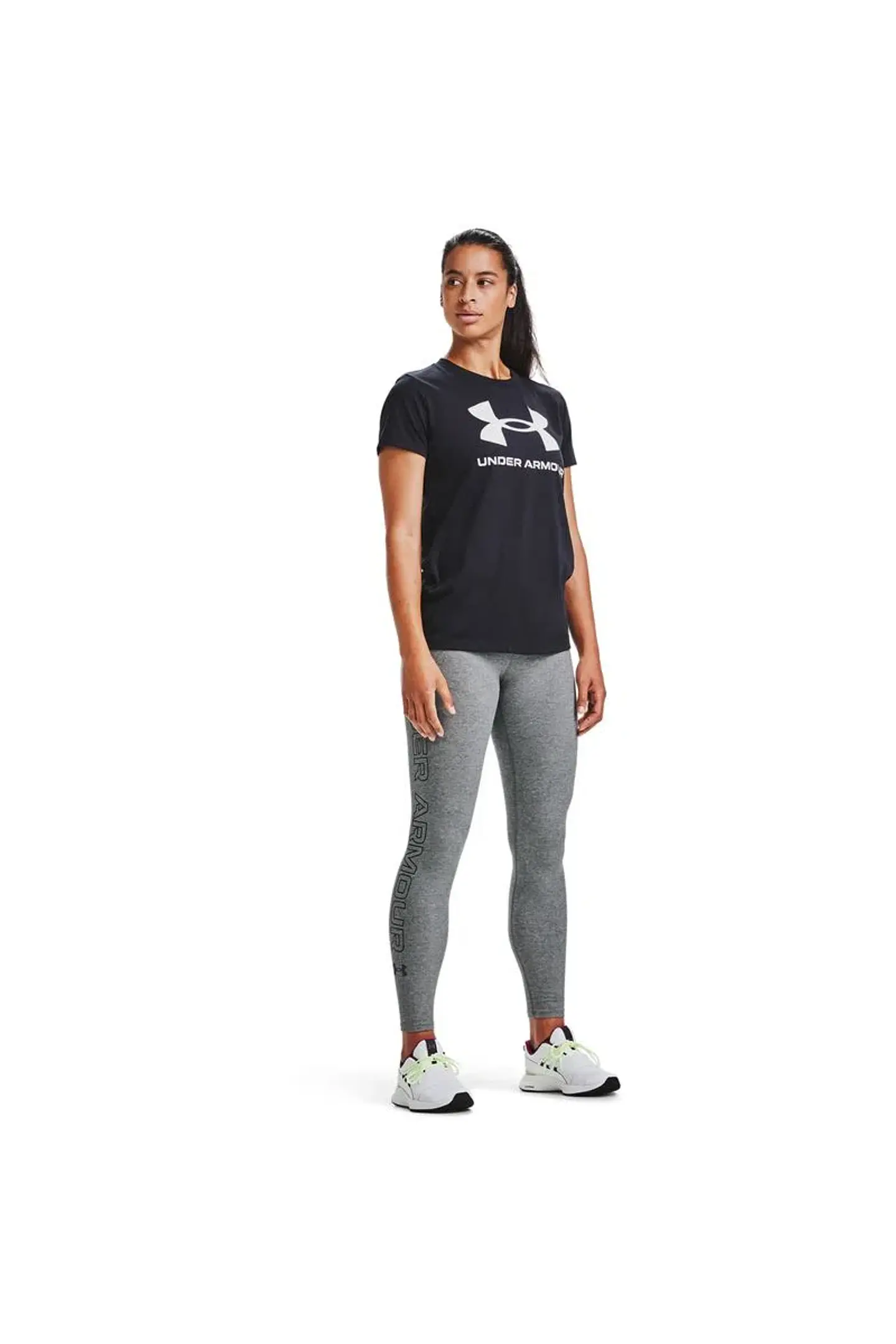 Calza Mujer Gris 1356403-090 Under Armour 3