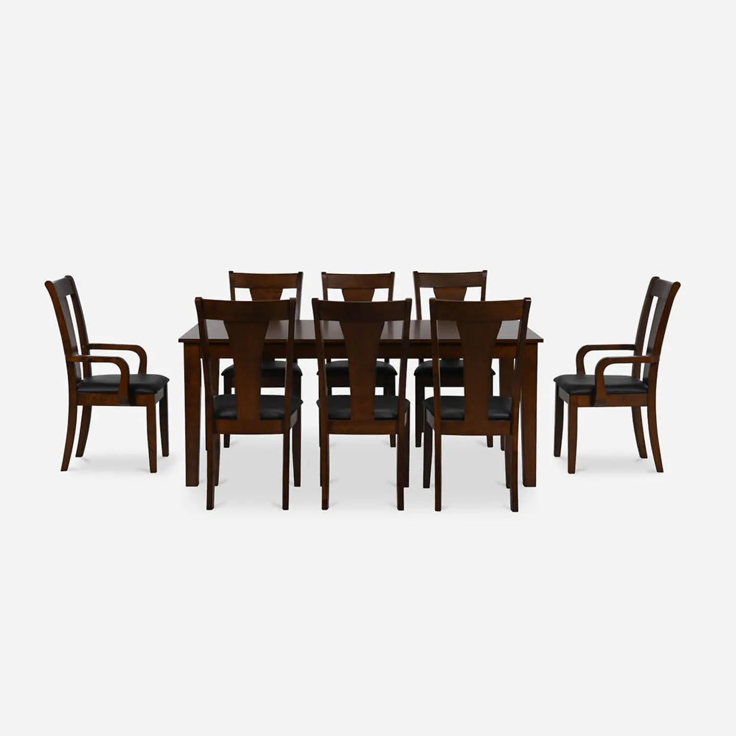 Comedor 8 sillas Sin Extensión Roble Oscuro CIC 780642764091-0 5