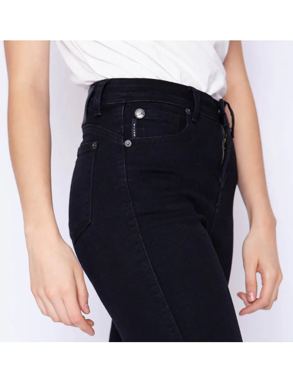 Jeans Mujer Negro Ellus Af049150 4