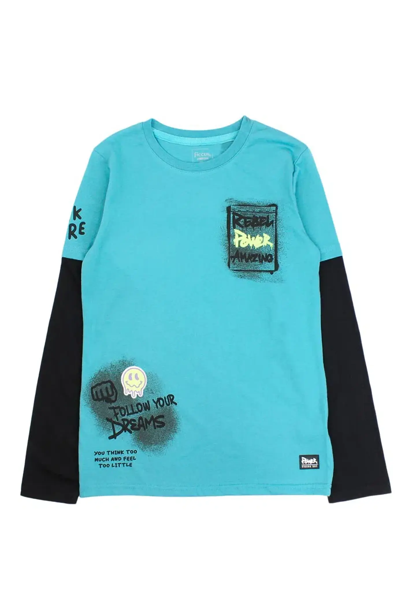 Polera Niño Multicolor Ficcus 2320332 1