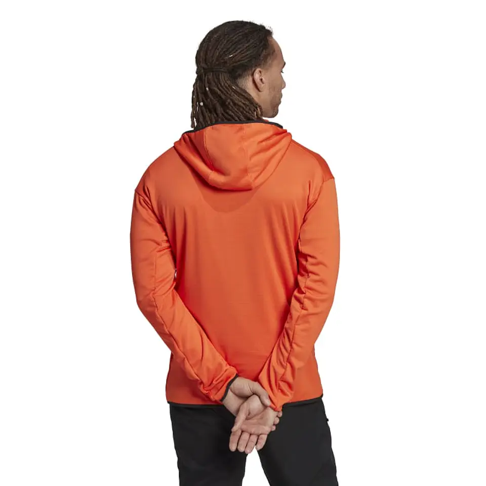 Polerón Hombre Naranjo Adidas Hh9254 3