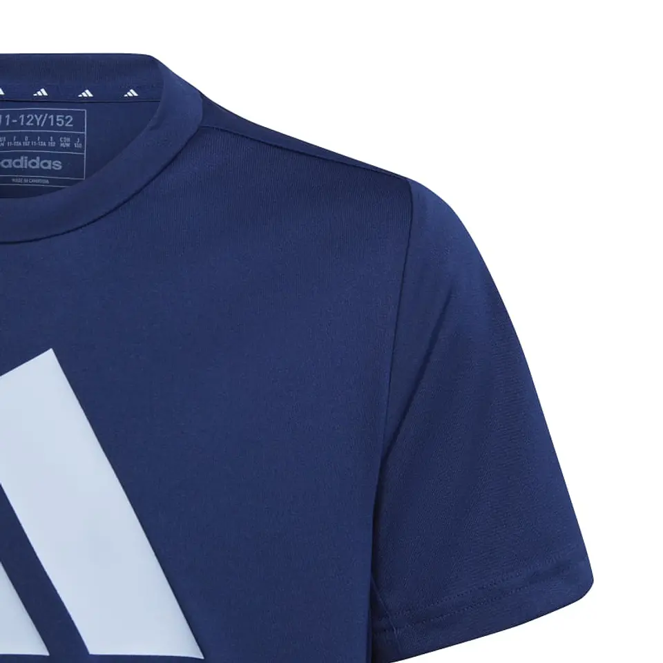 Polera Niño/a Azul Adidas Ic5663 3