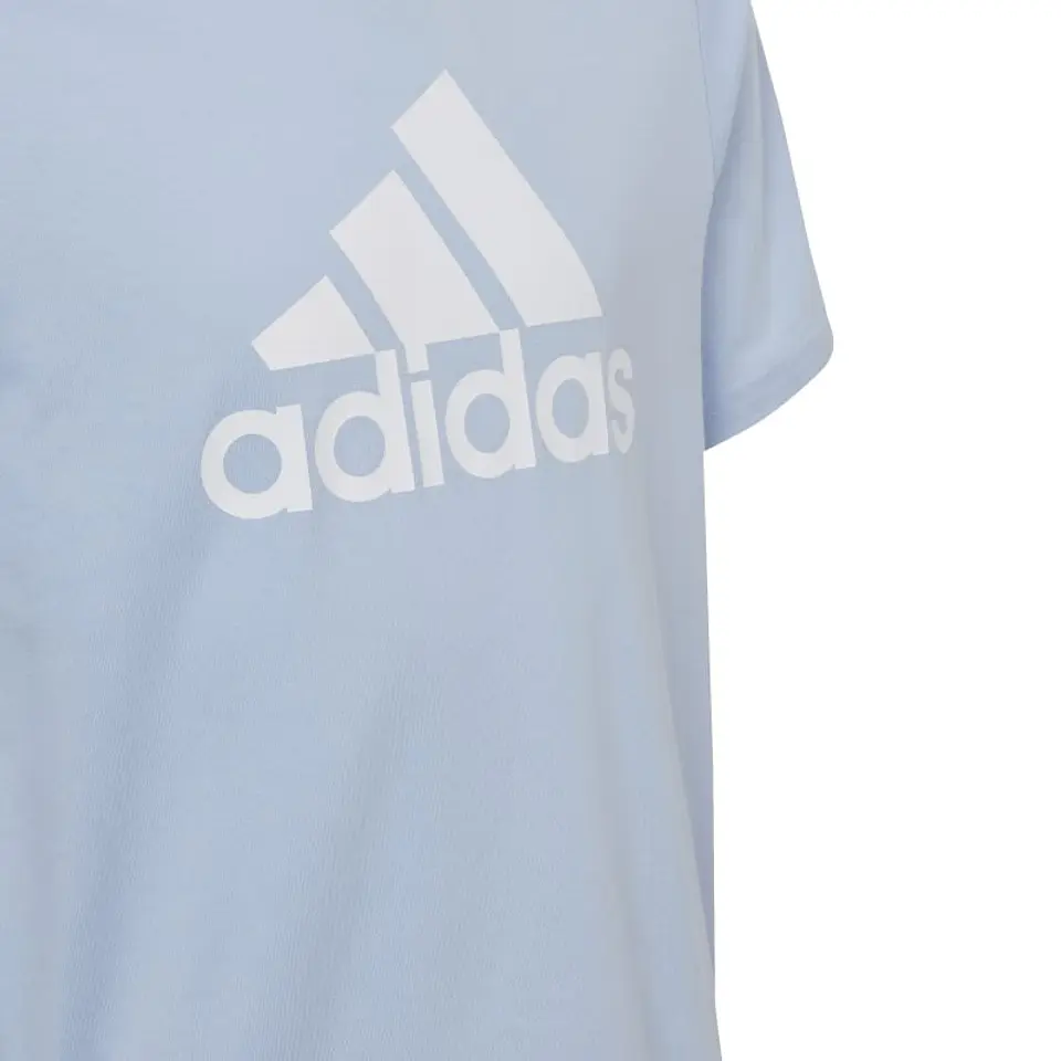 Polera Niño/a Celeste Adidas Ic6859 3