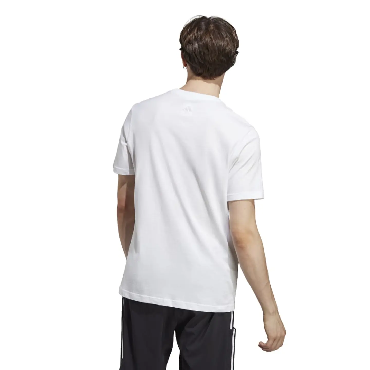 Polera Hombre Blanca Adidas Ic9276 2