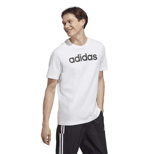 Polera Hombre Blanca Adidas Ic9276