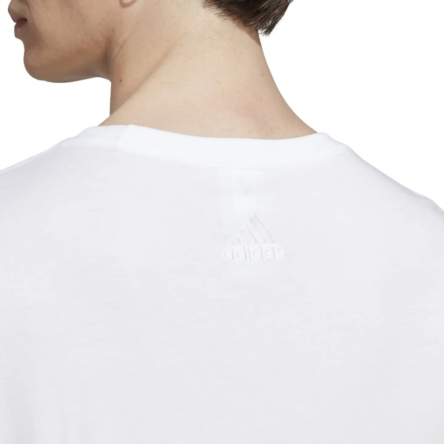 Polera Hombre Blanca Adidas Ic9276 5