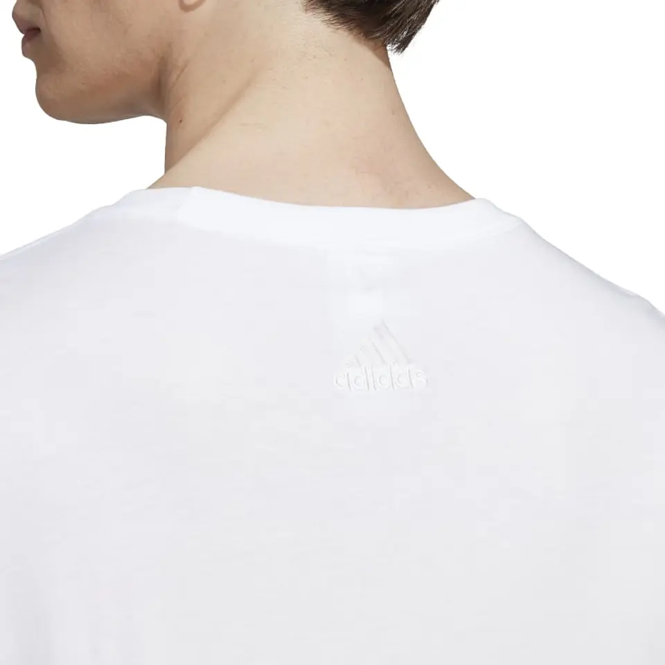Polera Hombre Blanca Adidas Ic9276 5