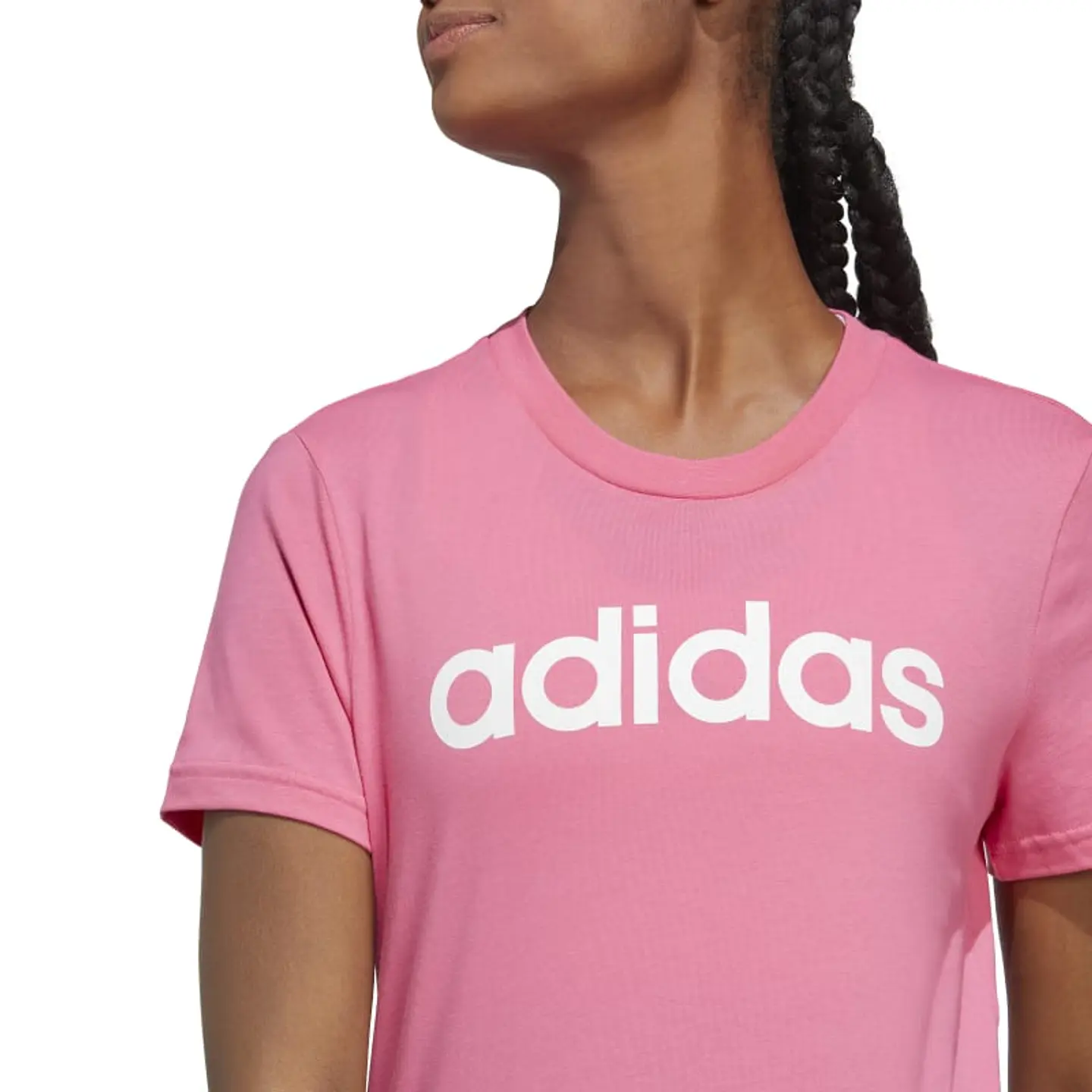 Polera Mujer Rosada Adidas Id0034 4