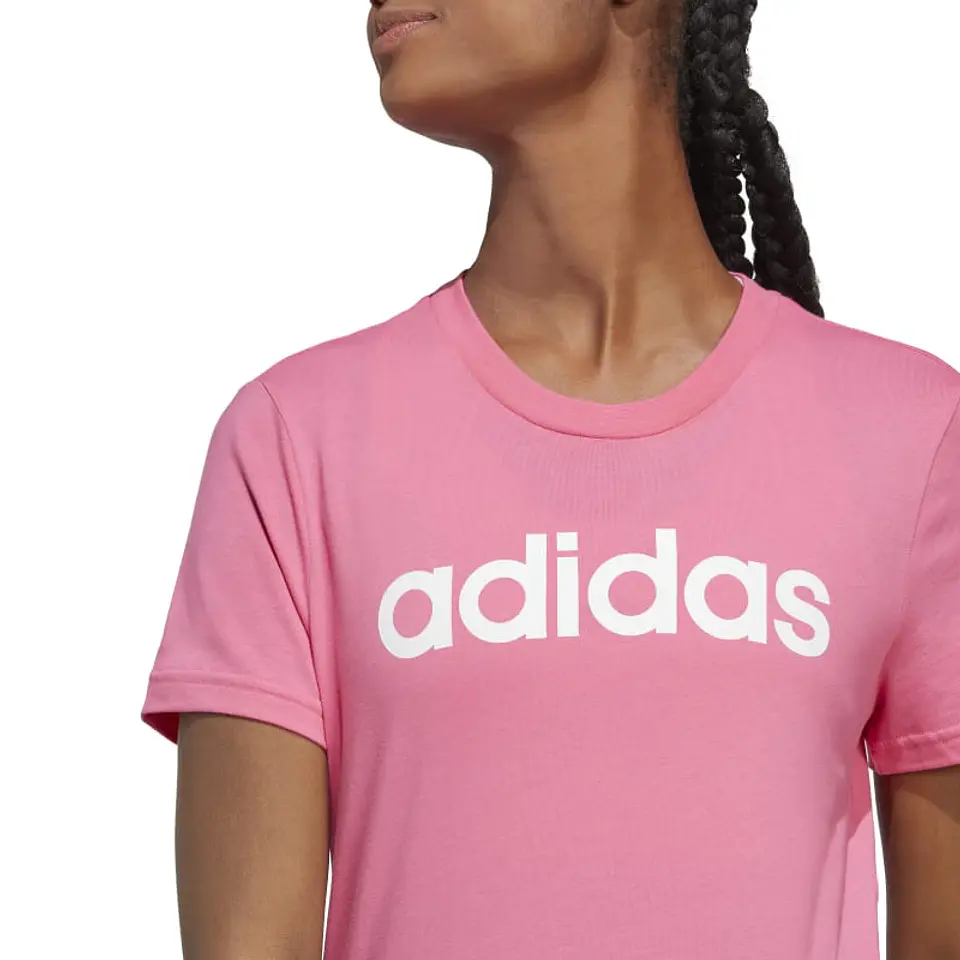 Polera Mujer Rosada Adidas Id0034 4