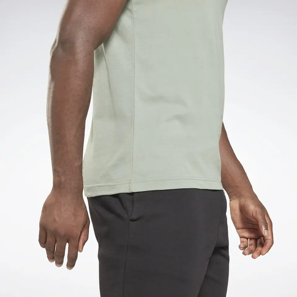 Polera Hombre Verde Reebok Hs4983 4