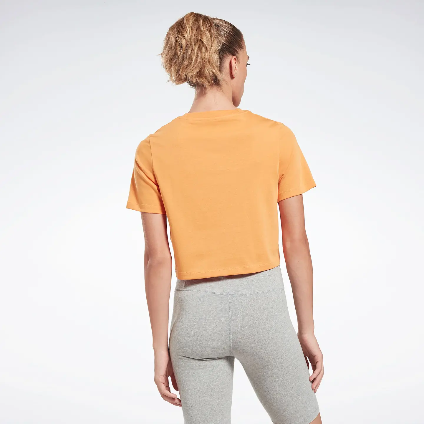 Polera Mujer Naranja Reebok Ht6206 2