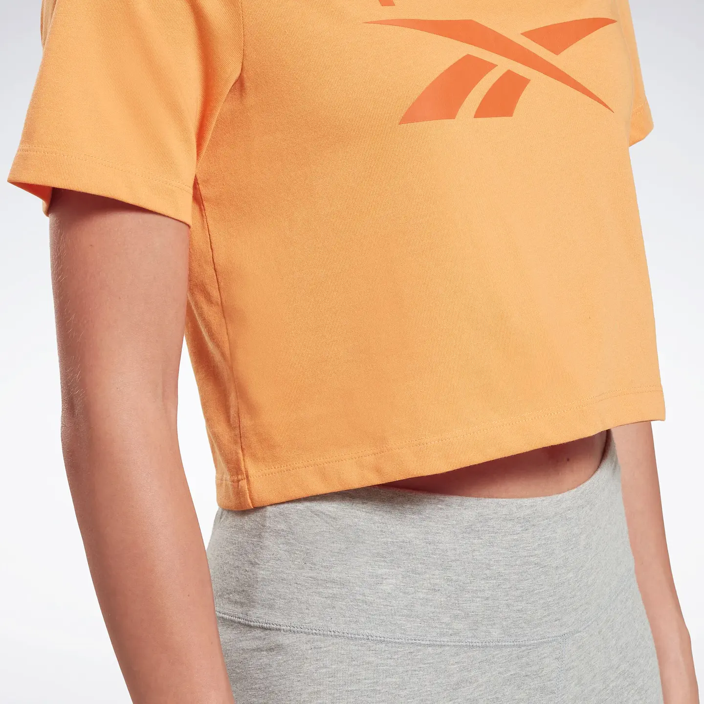 Polera Mujer Naranja Reebok Ht6206 3