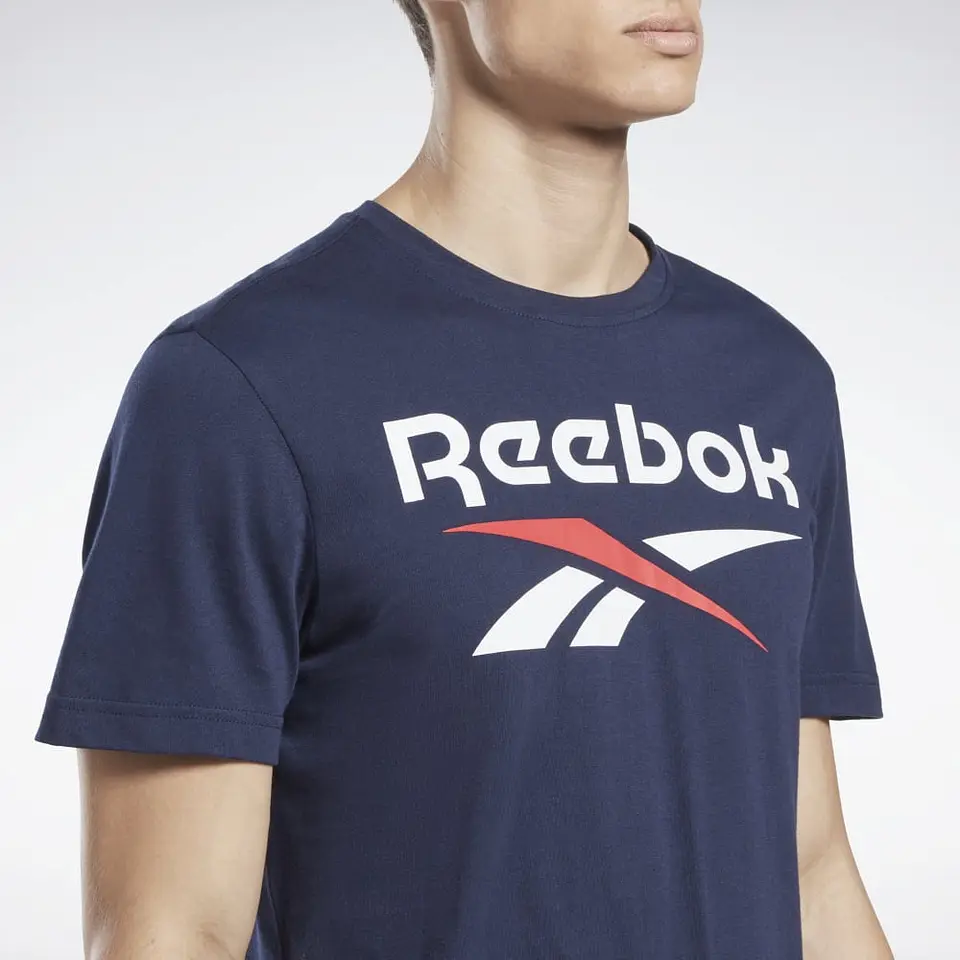 Polera Hombre Azul Reebok Hz8798 2