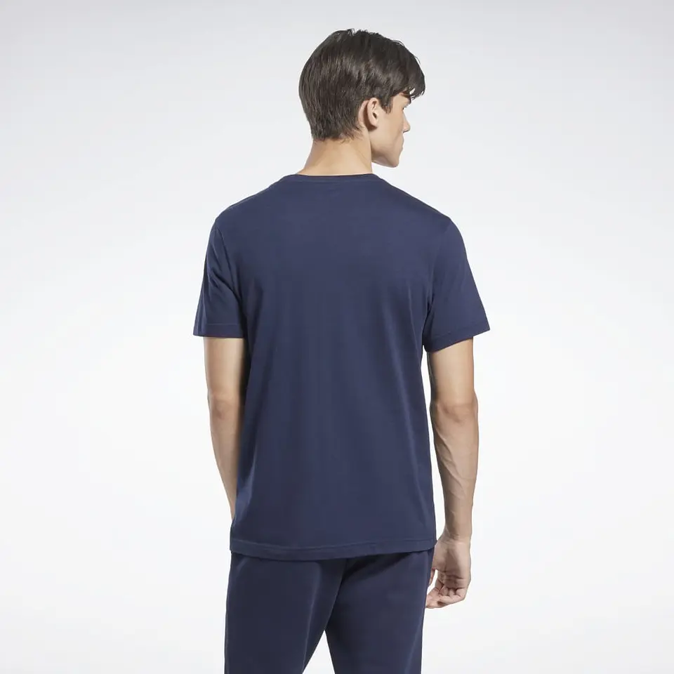 Polera Hombre Azul Reebok Hz8798 3
