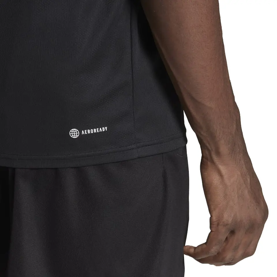 Polera Hombre Negra Adidas Ib8150 4