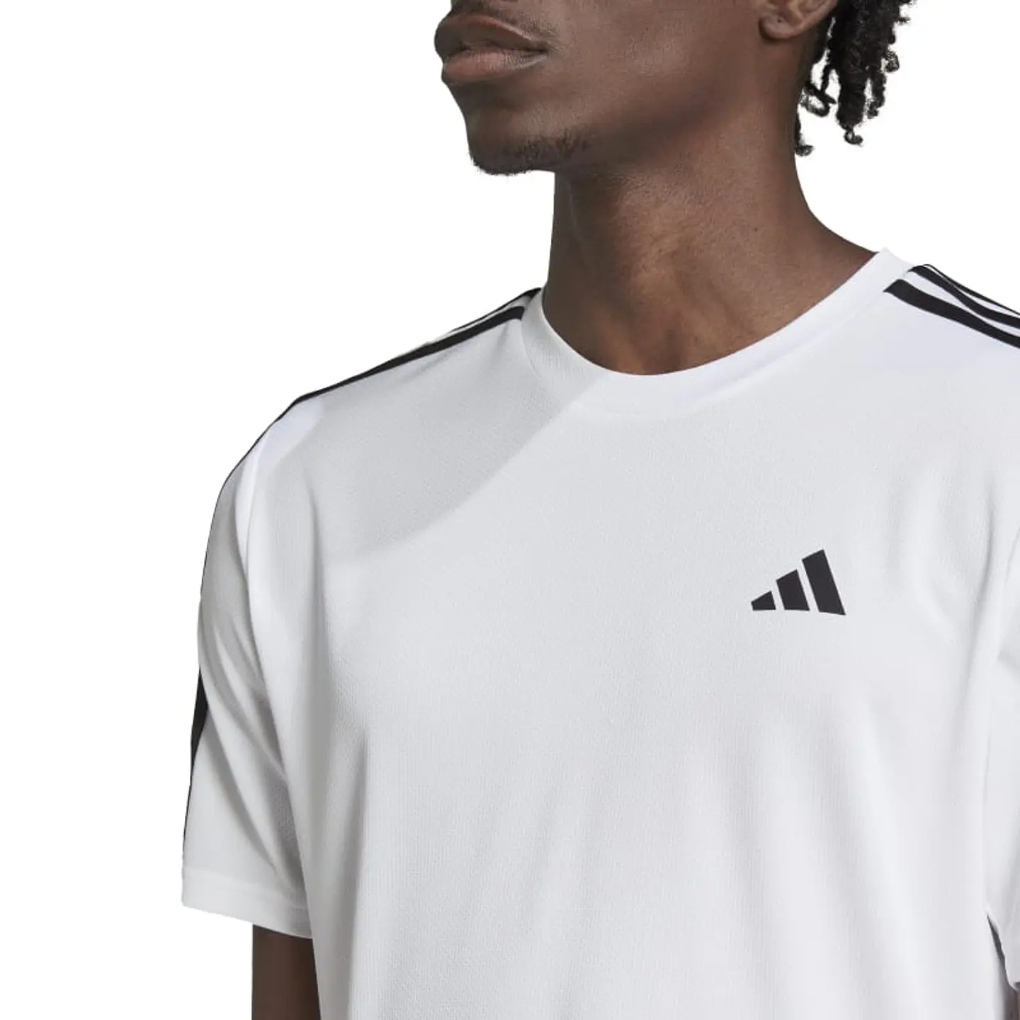 Polera Hombre Blanca Adidas Ib8151 3