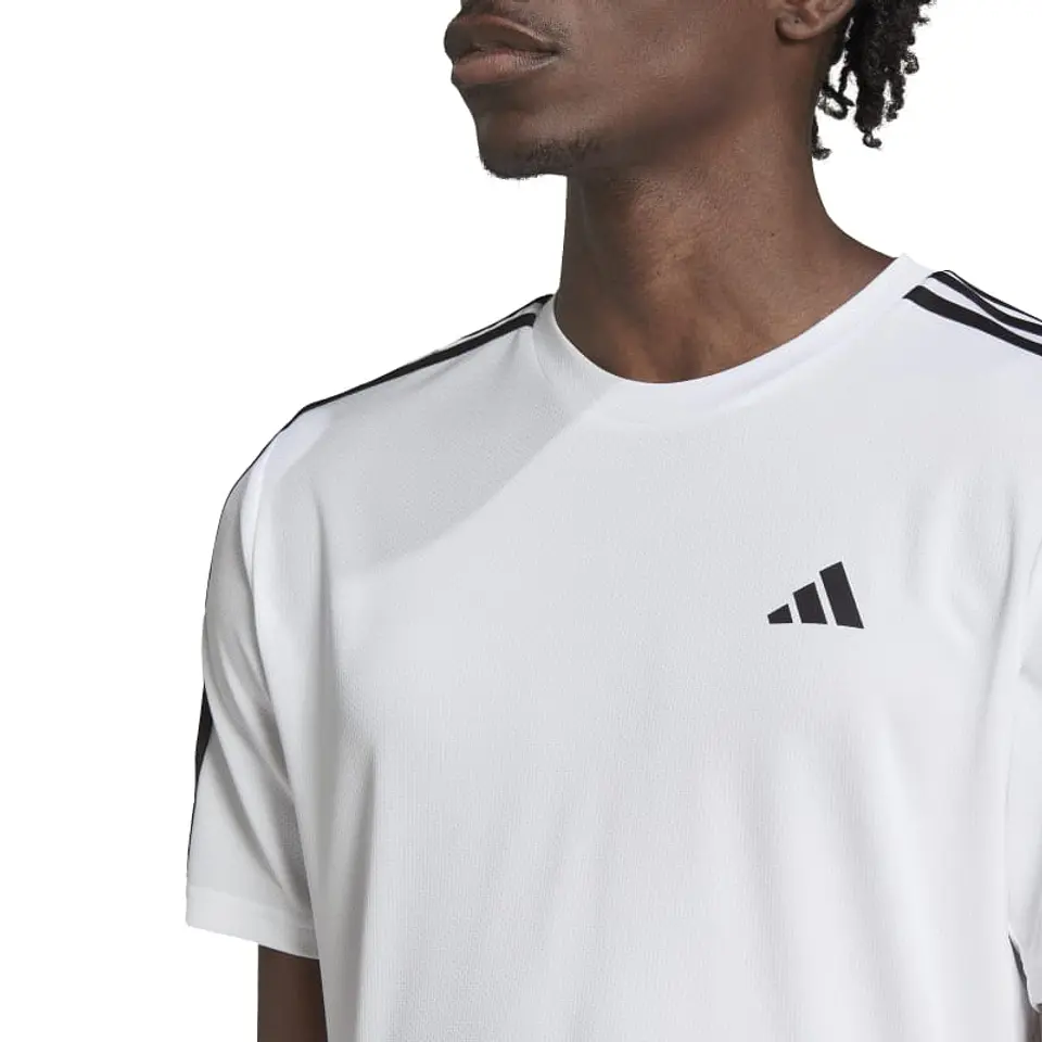 Polera Hombre Blanca Adidas Ib8151 3