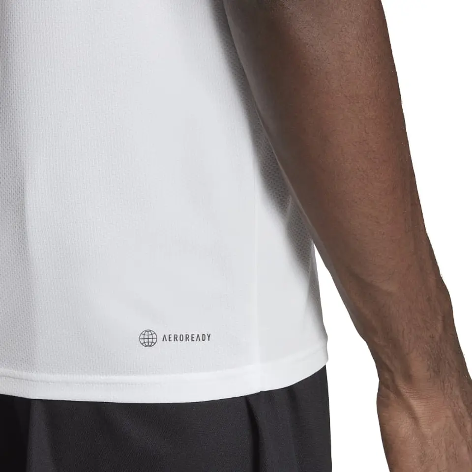 Polera Hombre Blanca Adidas Ib8151 4