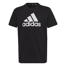 Polera Niño/a Negra Adidas Ic6855