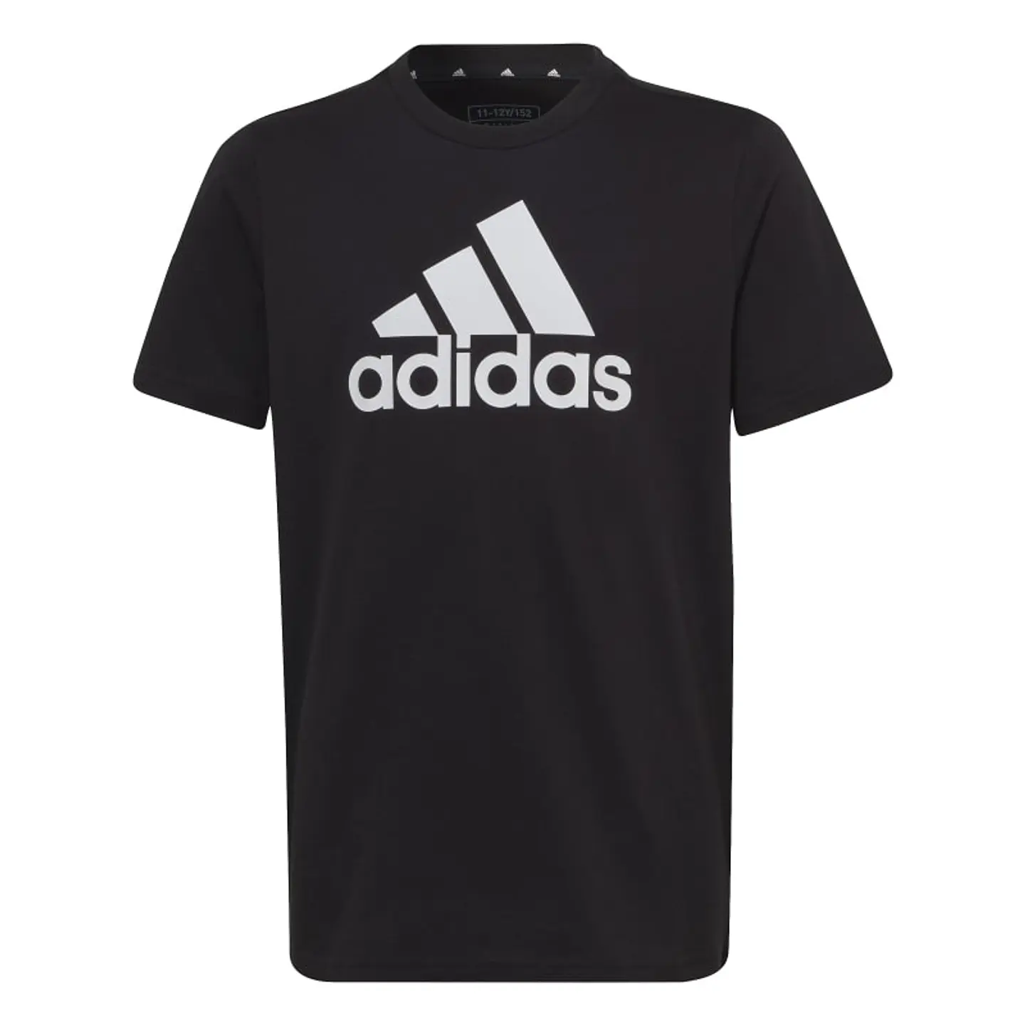Polera Niño/a Negra Adidas Ic6855 1