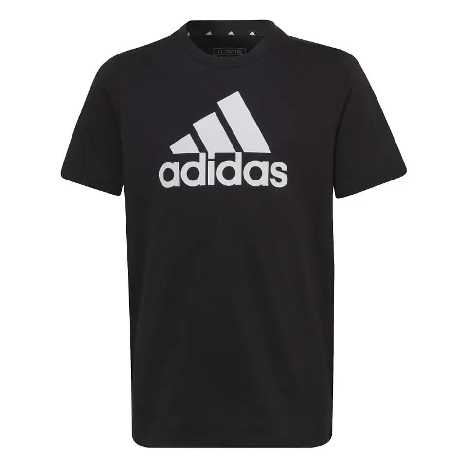 Polera Niño/a Negra Adidas Ic6855 1