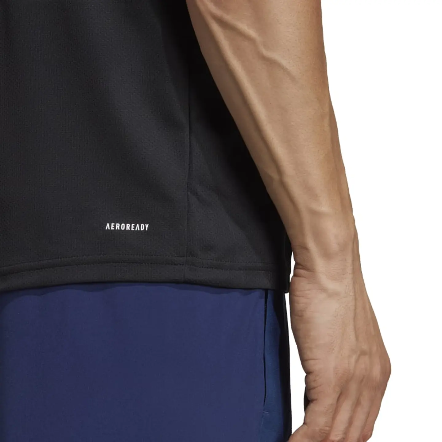 Polera Hombre Negra Adidas Ic7428 4