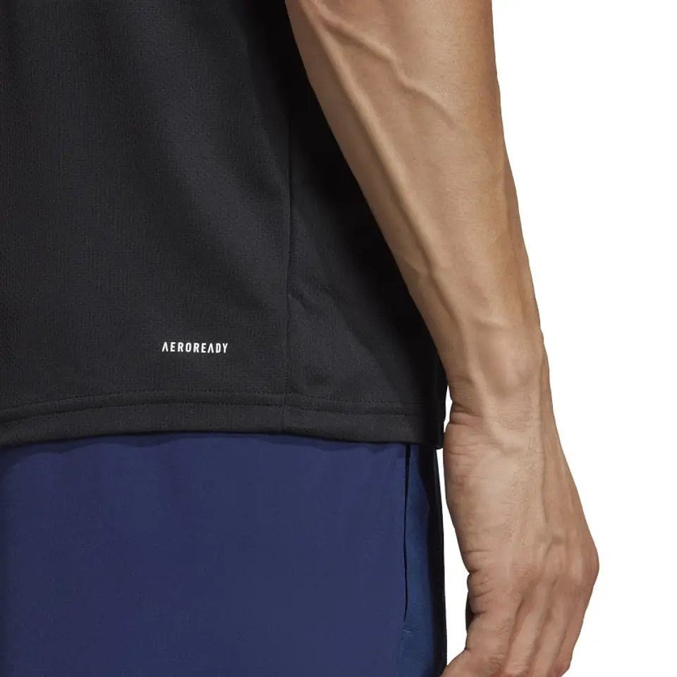Polera Hombre Negra Adidas Ic7428 4