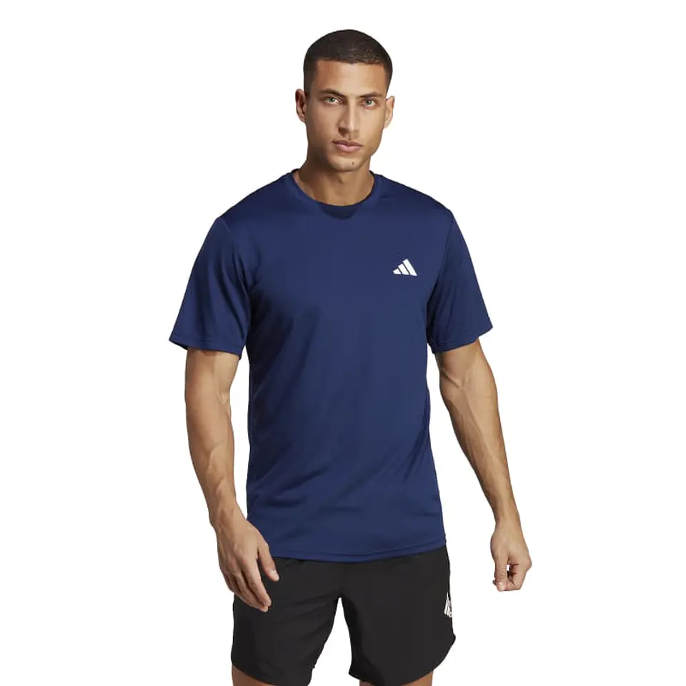 Polera Hombre Azul Adidas Ic7429 1