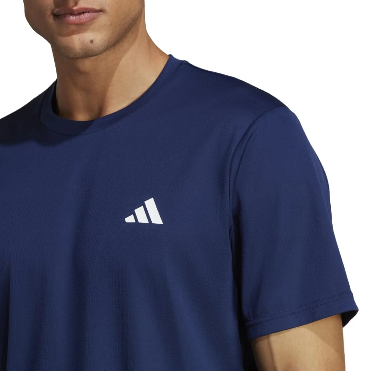 Polera Hombre Azul Adidas Ic7429 3