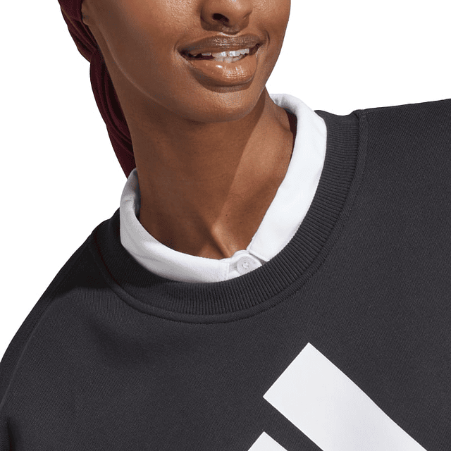 Polerón Mujer Negro Adidas Ic8798