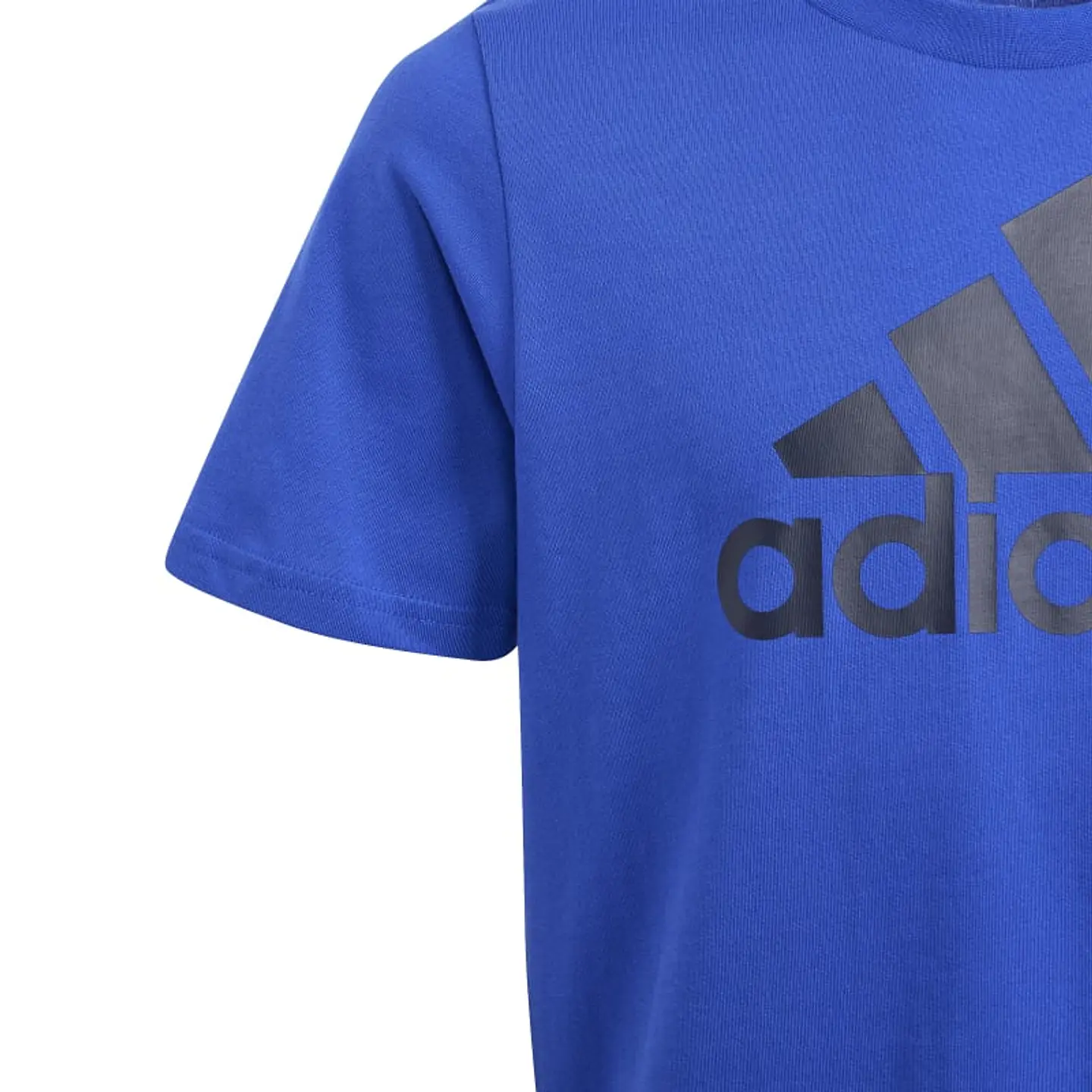 Polera Niño/a Azul Adidas Ij6264 3