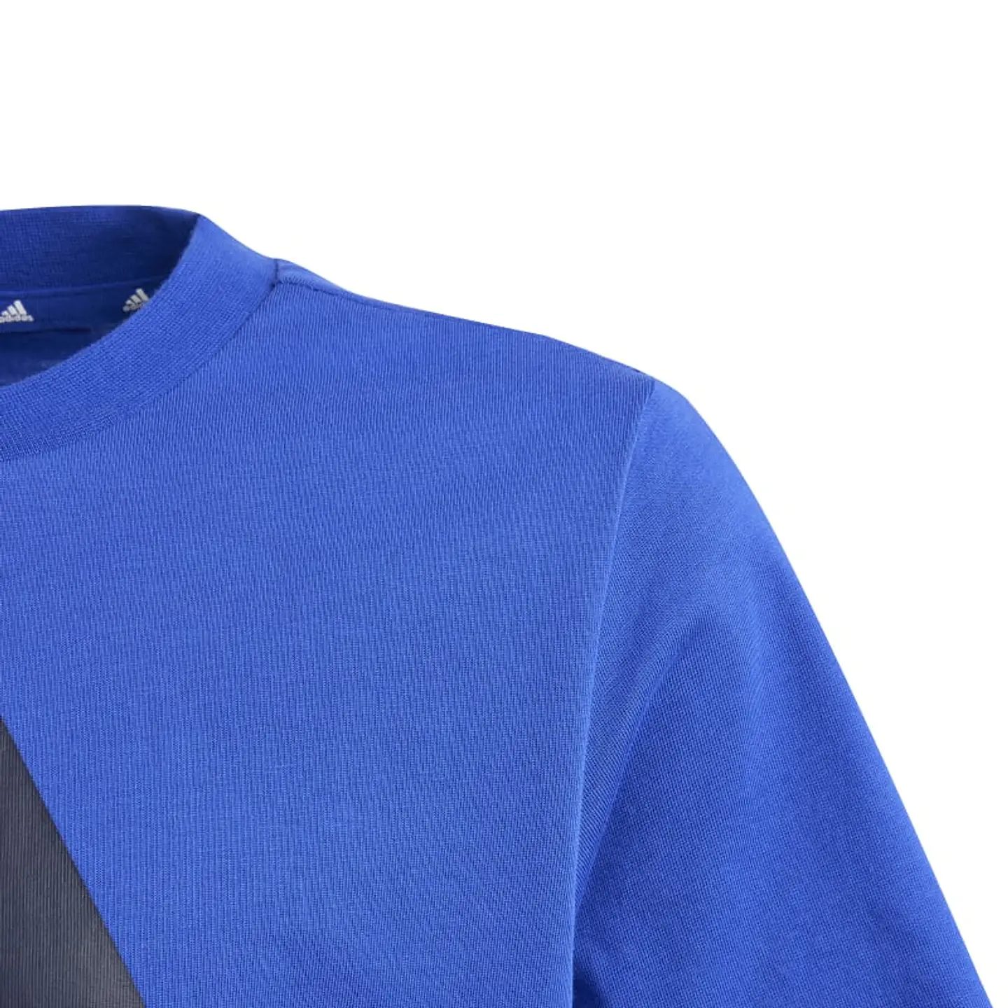 Polera Niño/a Azul Adidas Ij6264 4