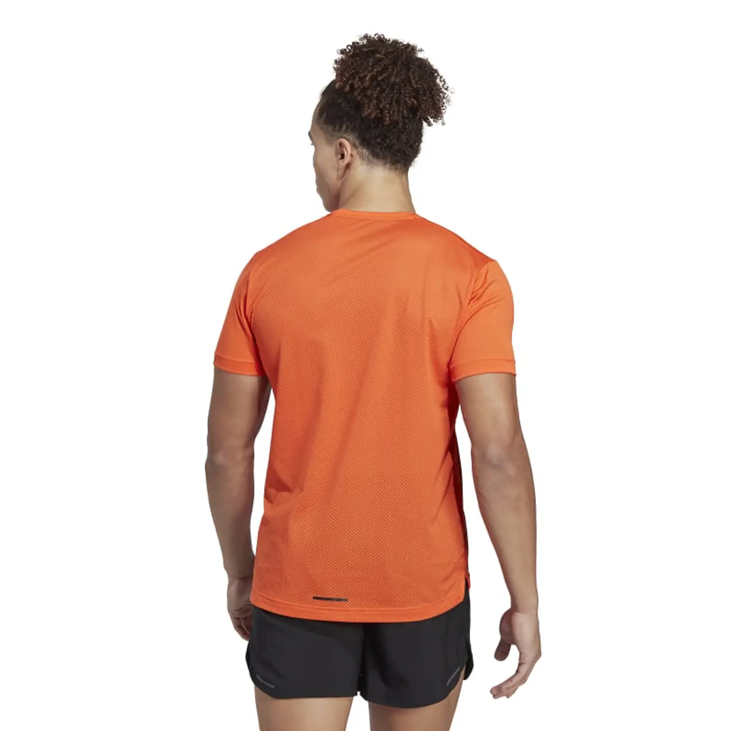 Polera Hombre Naranja Adidas Hl1722 2