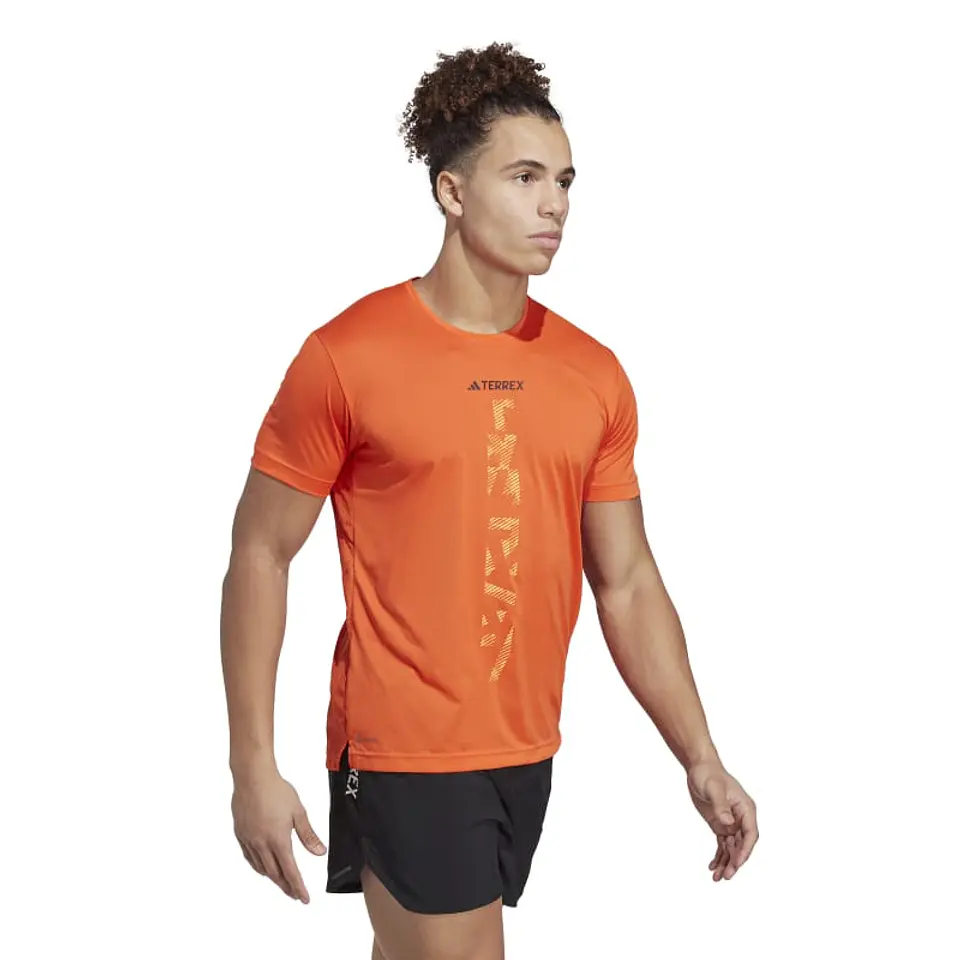 Polera Hombre Naranja Adidas Hl1722 3