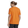 Polera Hombre Naranja Adidas Hy1694