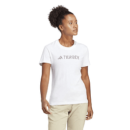 Polera Mujer Blanca Adidas Hz1391