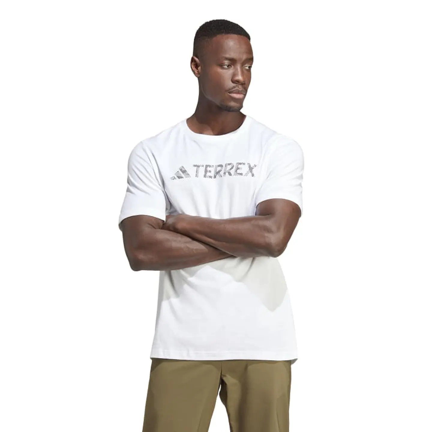 Polera Hombre Blanca Adidas Hz1400 1
