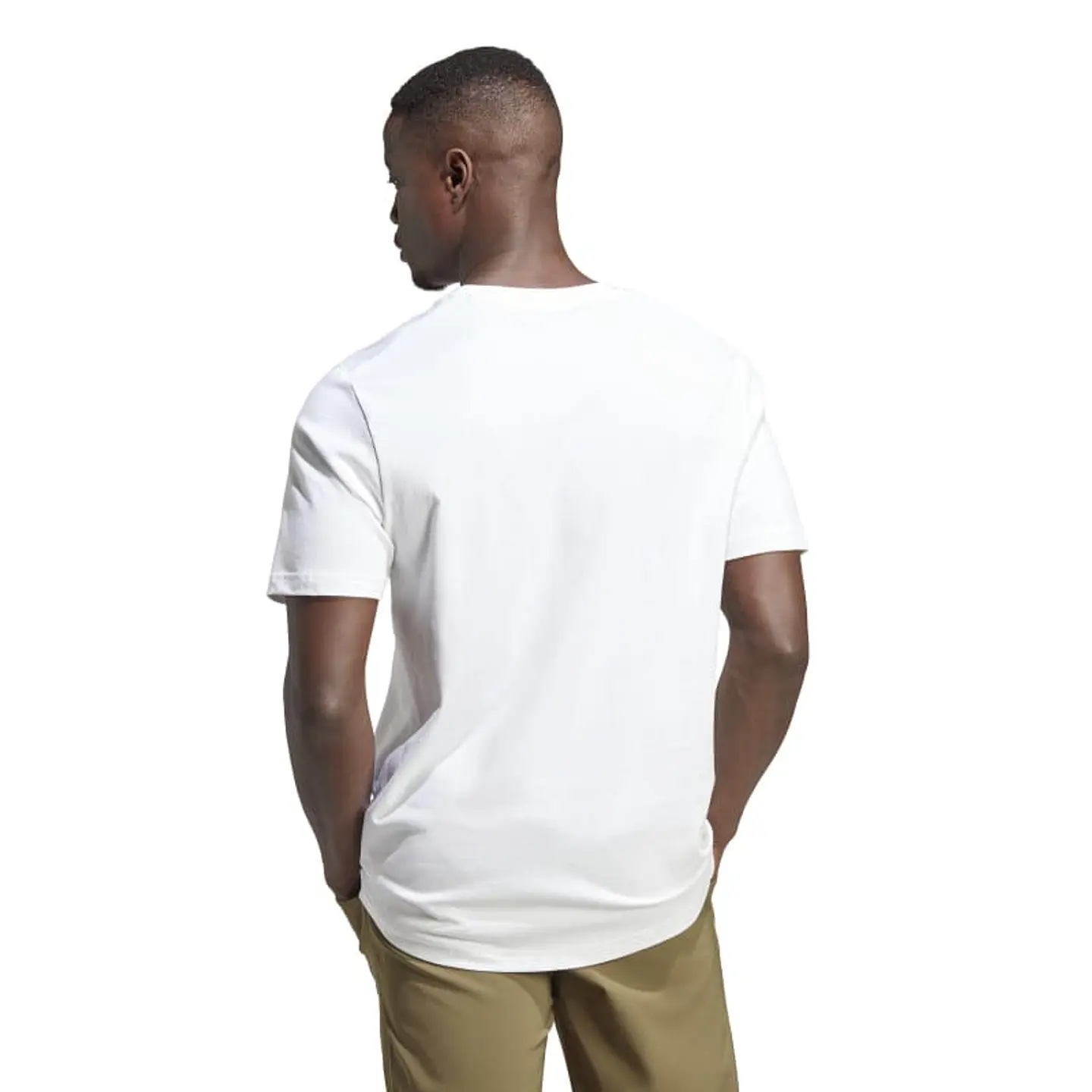 Polera Hombre Blanca Adidas Hz1400 2