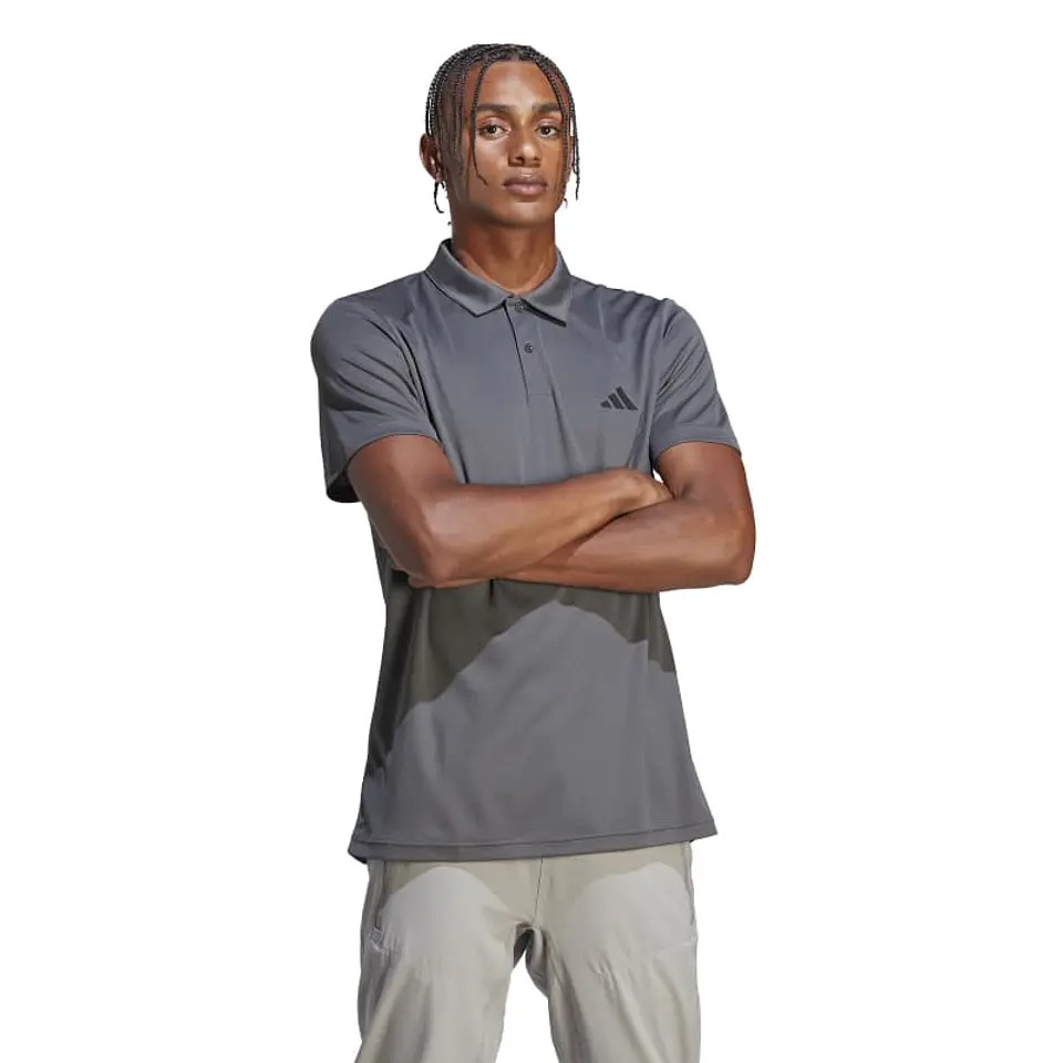 Polera Hombre Gris Adidas Ib1066 1