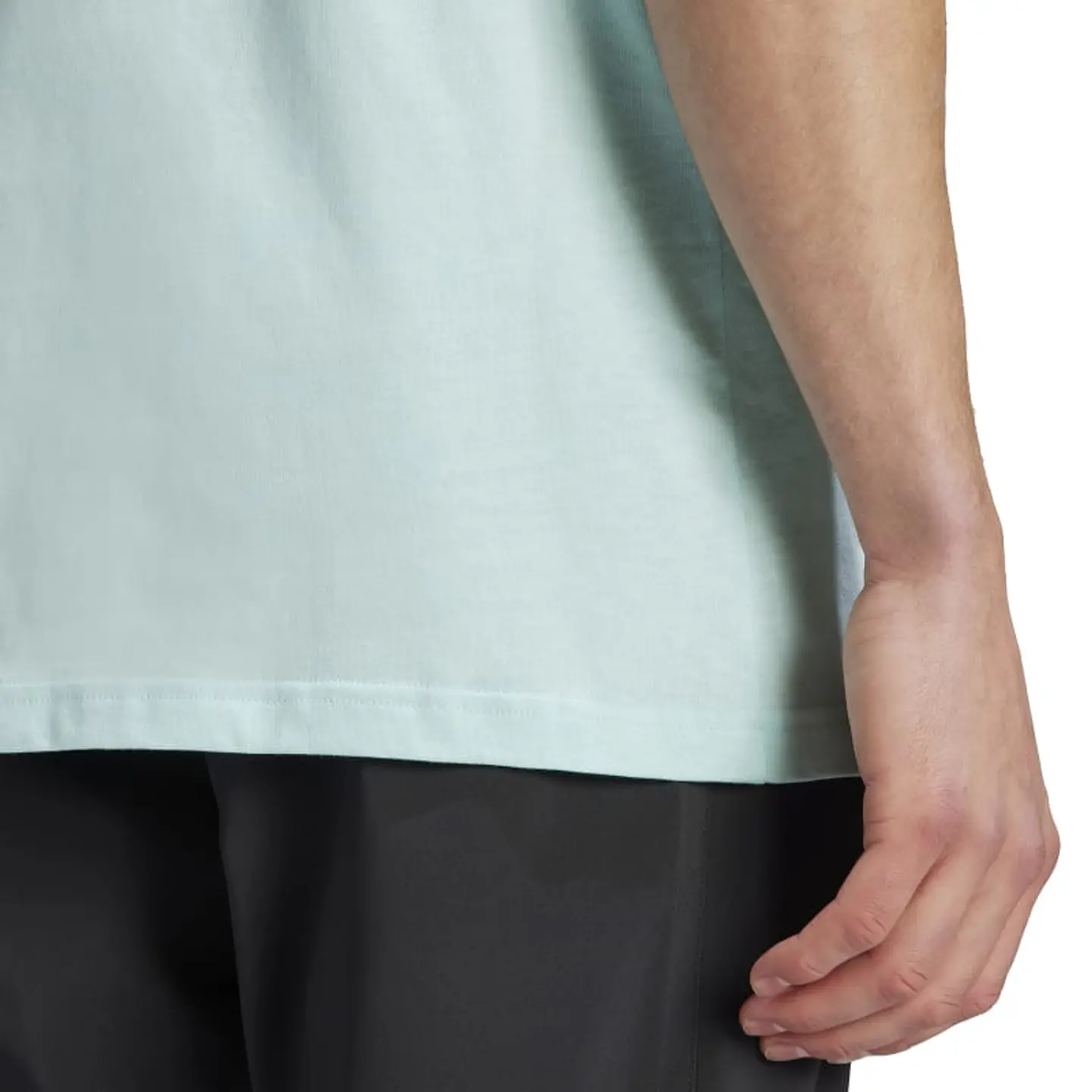 Polera Hombre Turquesa Adidas Ib1159 4