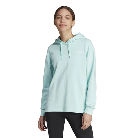 Polerón Mujer Turquesa Adidas Ib2704